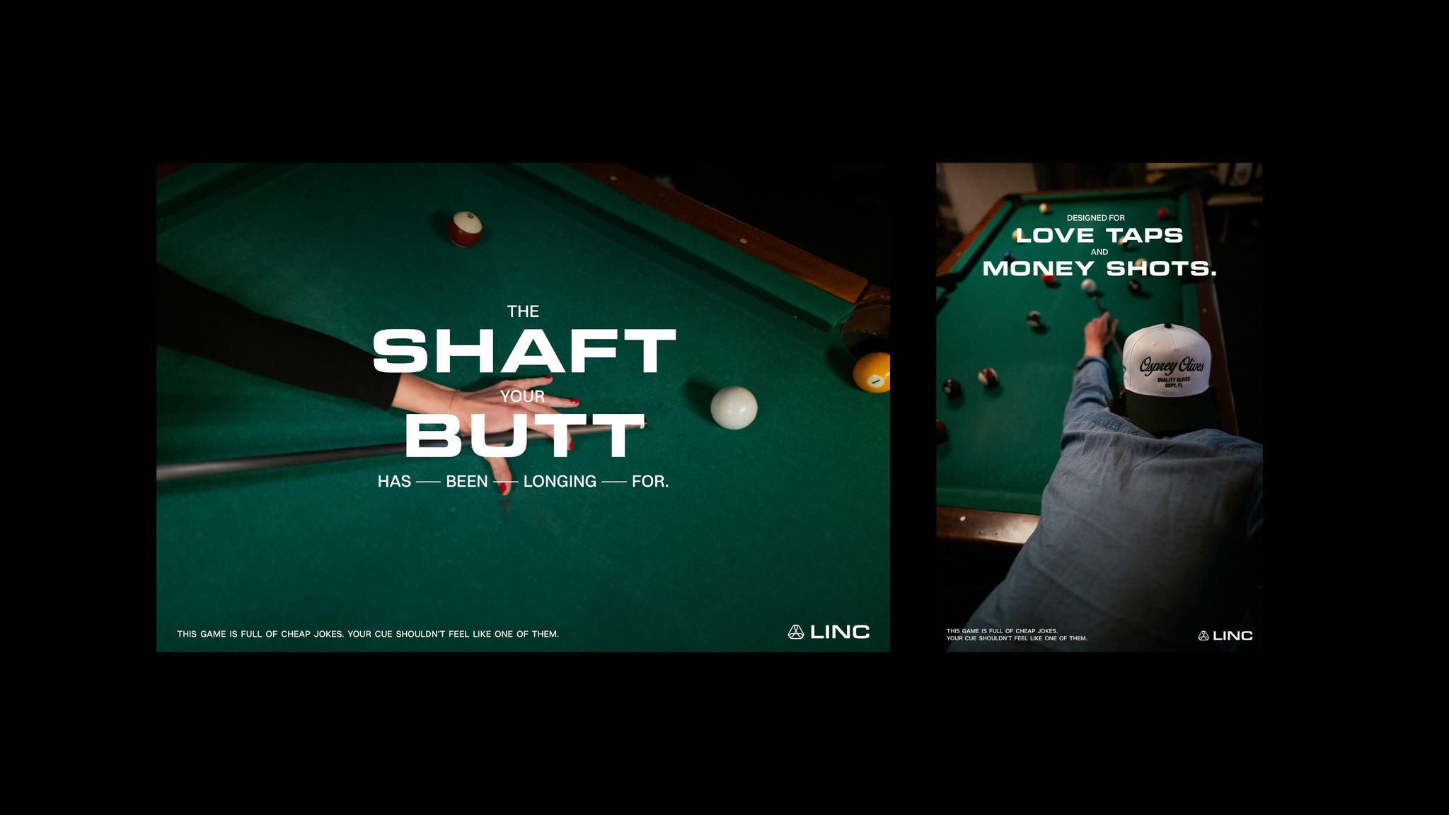 LINC POOL CUE's